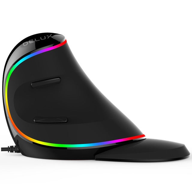 Delux vertical mouse RGB